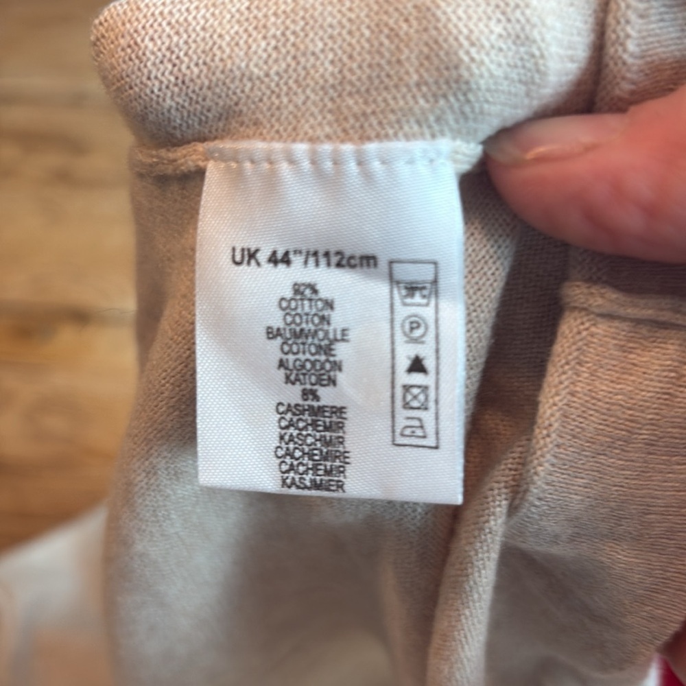 Alan Paine Cardigan/ Luxury Cotton. Size 44 - Picture 5 of 6